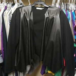 Black waist length jacket
